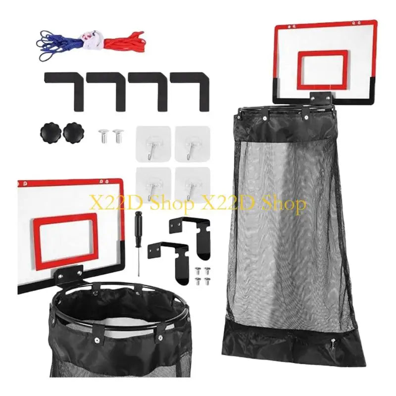 X22D Family Bonding Basketball Laundry Basket Encourages Good Cleaning Habits